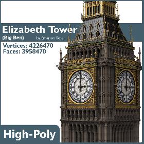 Highly Detailed Big Ben